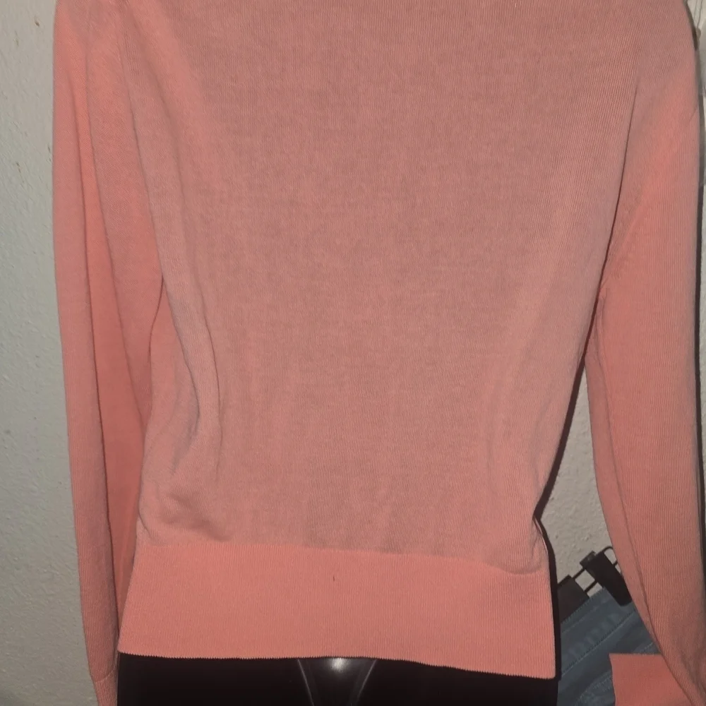 J. Crew Coral Button-Up Cardigan